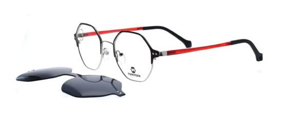 Eyeglasses Eyecroxx EC591 & Clip-On