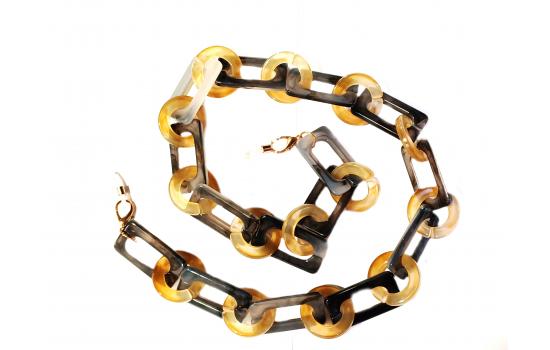 GLASS ACCESSORIES - CHAIN LARGE RING WITH DRAWING