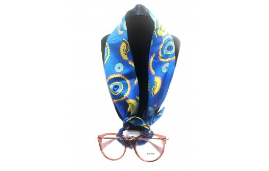 GLASS ACCESSORIES - FABRIC TEXTURE SCARF GLASSES CHAINS