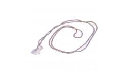 GLASS ACCESSORIES - METALIC CHAIN WHITH BEADS
